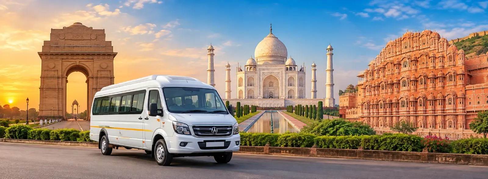 Golden Triangle Tour by Tempo Traveller: Delhi, Agra & Jaipur Travel Guide