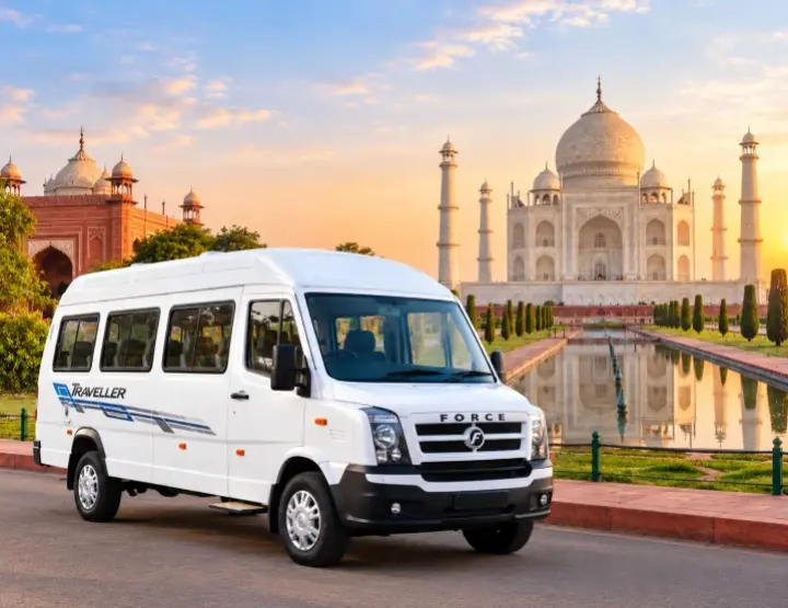 Tempo Traveller in Agra